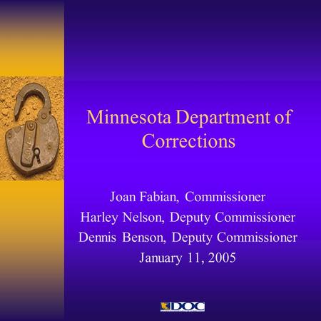 Minnesota Department of Corrections