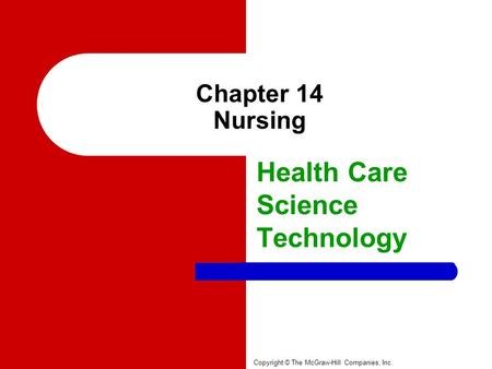 Health Care Science Technology