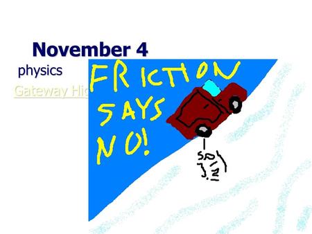 November 4 physics physics Gateway High School Olycasts Gateway High School Olycasts.