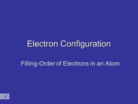 Electron Configuration