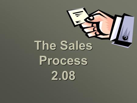 The Sales Process 2.08.