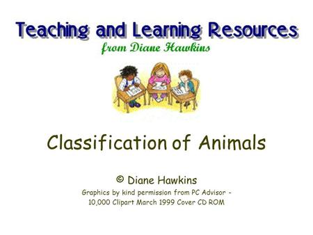 Classification of Animals