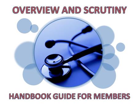 The County Council structure is based on a Leader and Cabinet model The Council has a scrutiny process which involves committees made up of non- executive.