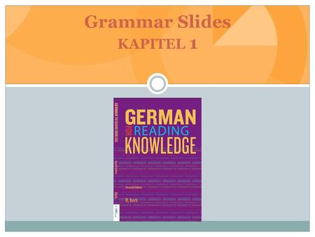 Grammar Slides kapitel 1