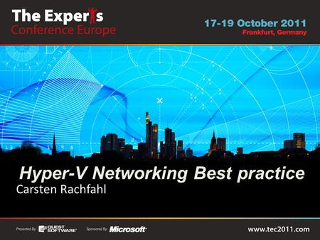 Hyper-V Networking Best practice