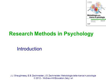 Research Methods in Psychology