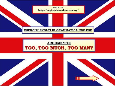 ESERCIZI SVOLTI DI GRAMMATICA INGLESE