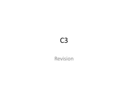 C3 Revision. Geological map Geological map of Britain. Geologists explain most of the history of the surface of the Earth in terms of processes that can.