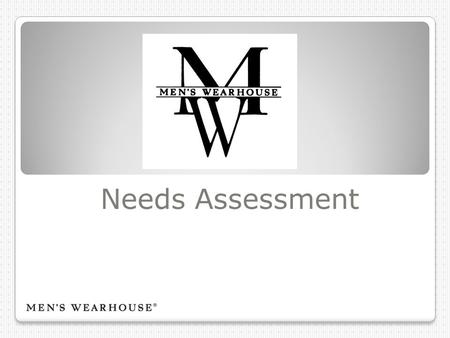 Needs Assessment. AGENDA o Training Needs Assessment o Methods of Needs Assessment o Industry and Company Overview o Company Strategy o Training and Development.