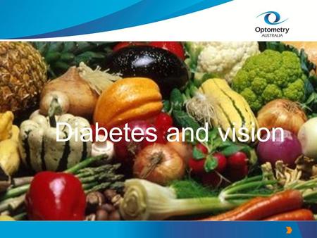 Diabetes and vision. Summary Diabetes facts Changes to the eyes with diabetes Diabetic retinopathy –Background retinopathy –Proliferative retinopathy.