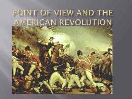  At the time of the Boston Massacre, those calling for rebellion against the Crown represented a mere fraction of America’s population.  Radical Patriots.