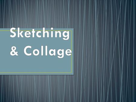 A sketch is a rapidly executed freehand drawing that is not usually intended as a finished work. Sketches can be made in any drawing medium. The term.