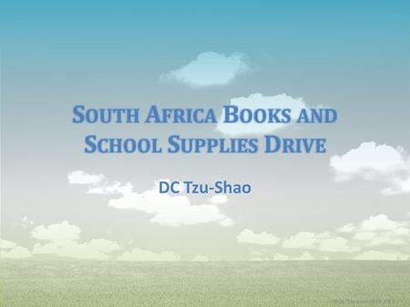 This work may not be replicated without the written consent of DC Tzu-Shao or any of its affiliates. Any attempt to copy or reproduce this work will be.