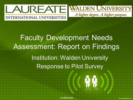 Faculty Development Needs Assessment: Report on Findings