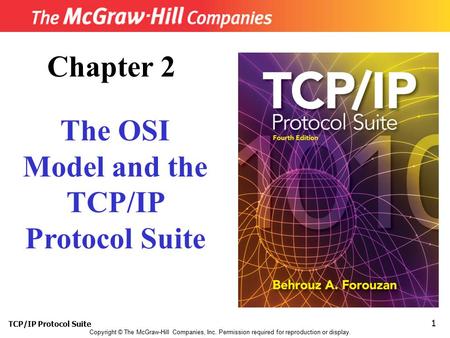 The OSI Model and the TCP/IP Protocol Suite