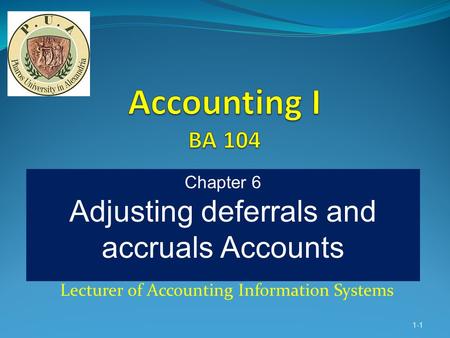 Dr. Mohamed A. Hamada Lecturer of Accounting Information Systems