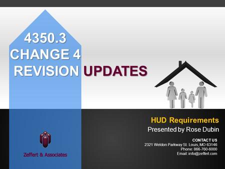 CHANGE 4 REVISION UPDATES HUD Requirements