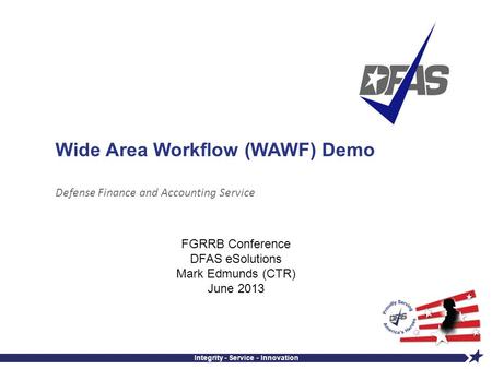 Wide Area Workflow (WAWF) Demo