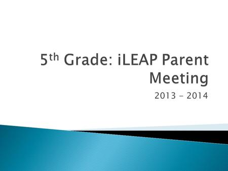 2013 - 2014.  Test dates: ◦ April 7 – April 10 Will focus on Common Core State Standards.