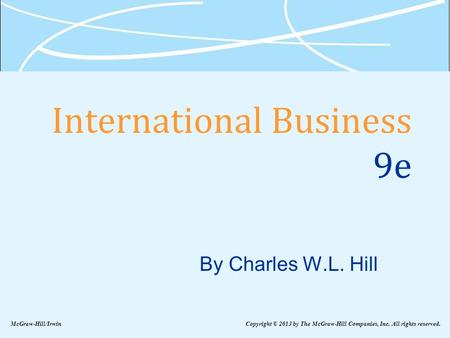 International Business 9e