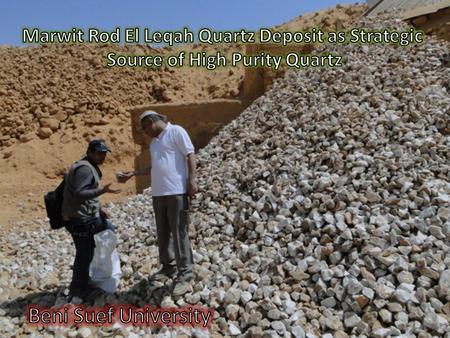 Content Silica Resources Quartz types Quartz specifications for high technical applications Classification of the quartz quality Quartz Deposits in.