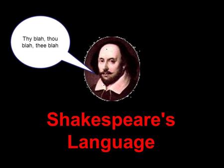 Shakespeare's Language