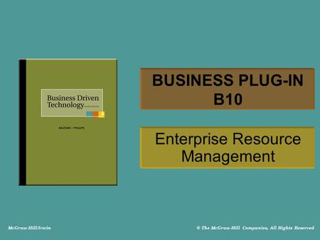 Enterprise Resource Management