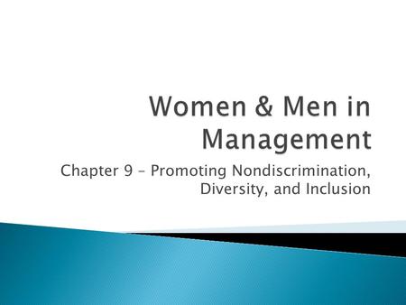 Women & Men in Management