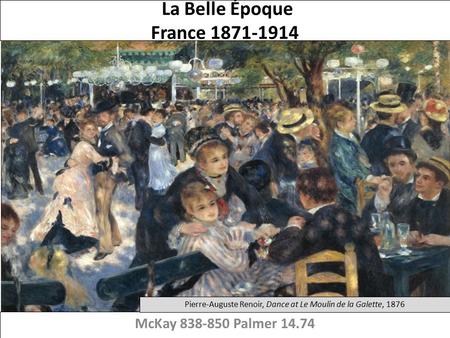 Pierre-Auguste Renoir, Dance at Le Moulin de la Galette, 1876