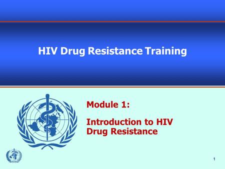 HIV Drug Resistance Training