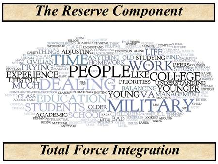 Total Force Integration