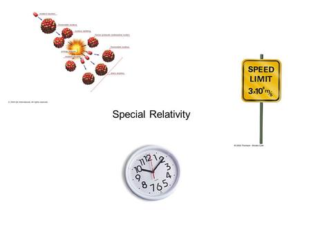 Special Relativity Classical Relativity 1,000,000 ms -1 ■ How fast is Spaceship A approaching Spaceship B? ■ Both Spaceships see the other approaching.