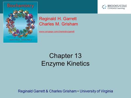 Chapter 13 Enzyme Kinetics