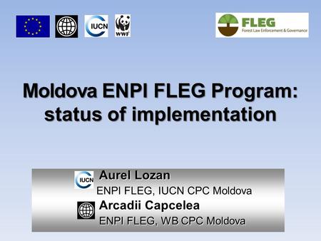 Moldova ENPI FLEG Program: status of implementation