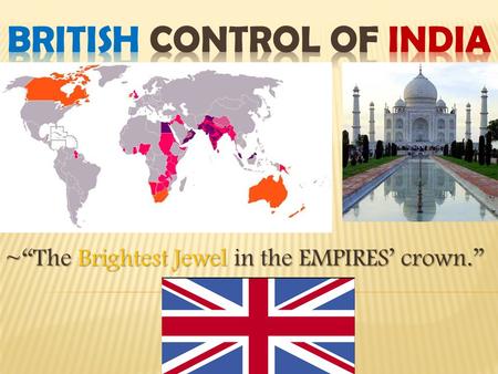 British control of India