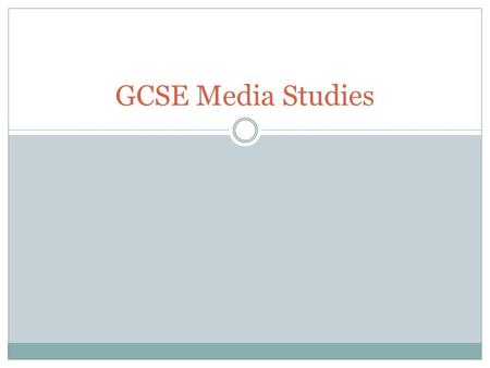 GCSE Media Studies. Task 1 Key concepts- Genre and Media language Define what a quiz show is? Where it started and how it is broadcasted now? Discuss.