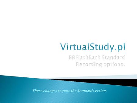  Sound source: ◦ PC Speakers (Default Playback Device)  Sound Format: ◦ Format:  48.0 kHz (if LM)  Or 96 kHz (if Presenter PC) ◦ Stereo ◦ Use MP3.