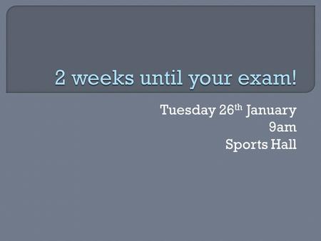 Tuesday 26 th January 9am Sports Hall. Marxism  Blockbusters Blockbusters  Try to write a paragraph summarising the key aspects of the functionalist.