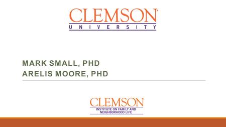 MARK SMALL, PHD ARELIS MOORE, PHD. PH.D. Program in International Family and Community Studies - Checklist TasksDate GS-2 Complete (first semester) (Course.