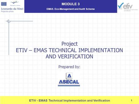 EMAS. Eco-Management and Audit Scheme