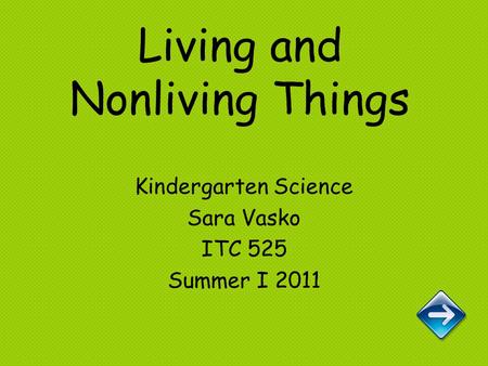 Living and Nonliving Things