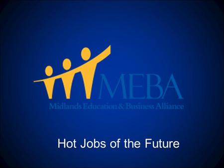 Hot Jobs of the Future. People 45% People 45% Jobs in South Carolina Jobs 17% People 26% High - Skilled Middle -Skilled Low -Skilled Jobs 45% Jobs 38%