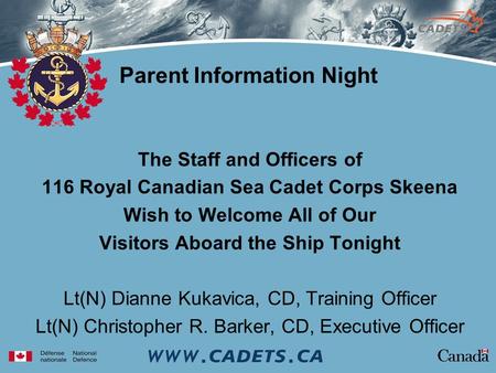 Parent Information Night