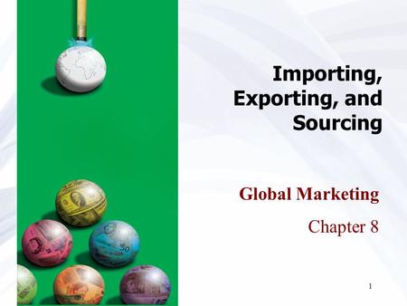 Importing, Exporting, and Sourcing