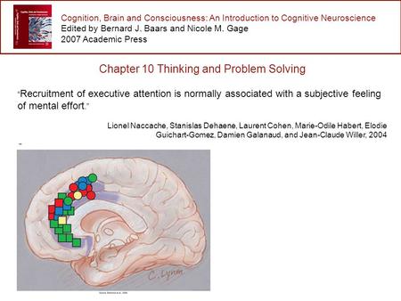 Cognition, Brain and Consciousness: An Introduction to Cognitive Neuroscience Edited by Bernard J. Baars and Nicole M. Gage 2007 Academic Press Chapter.