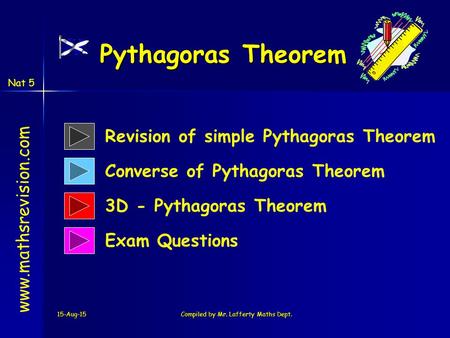 Compiled by Mr. Lafferty Maths Dept.