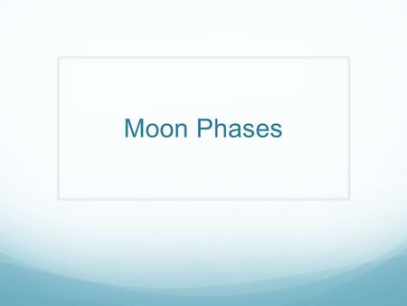 Moon Phases. What Causes the Phases of the Moon? It’s fascinating to watch how the moon changes over a month. For a couple days, it is a full bright circle.