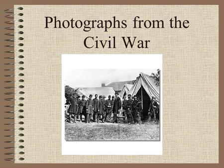 Photographs from the Civil War. “The Dying Soldier” by H.P. Simmons.