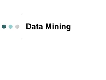 Data Mining.