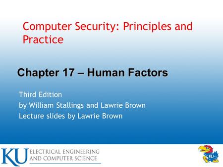 Computer Security: Principles and Practice